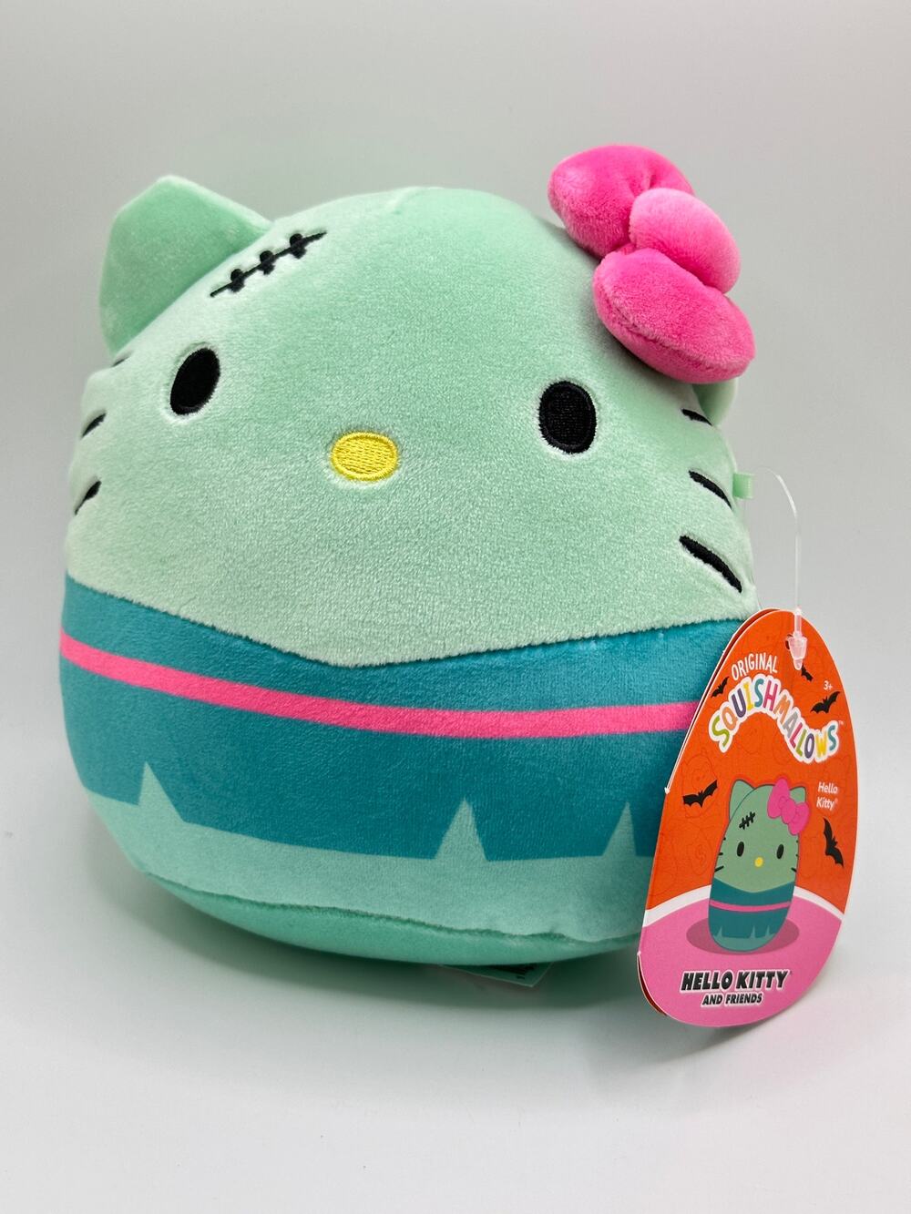 Hello Kitty Zombie Frankenstein Squishmallow 7"